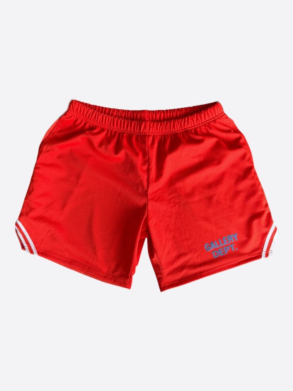 Gallery Dept Red & White Logo Venice Court Shorts